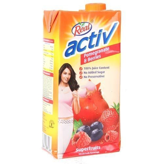 Picture of REAL ACTIV POMEGRANATE  JUICE 1 LT CARTON