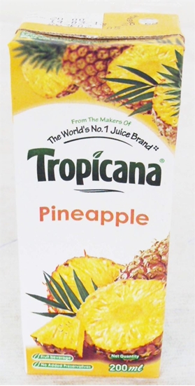 Picture of TROPICANA PINEAPPLE JUICE 1 LT TETRAPACK