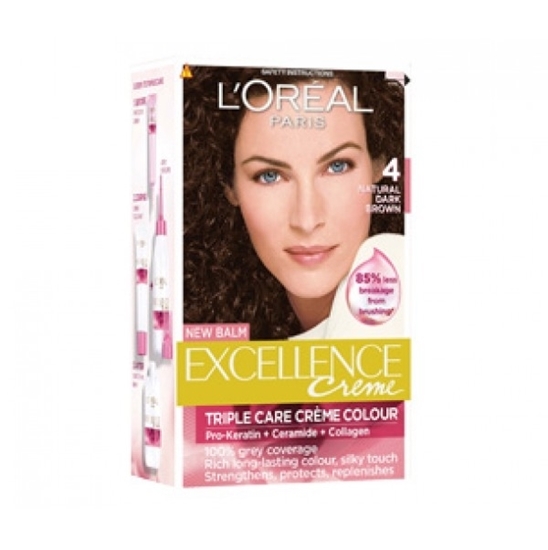 L Oreal Hair Colour Excellence Natural Dark Brown Shade 4